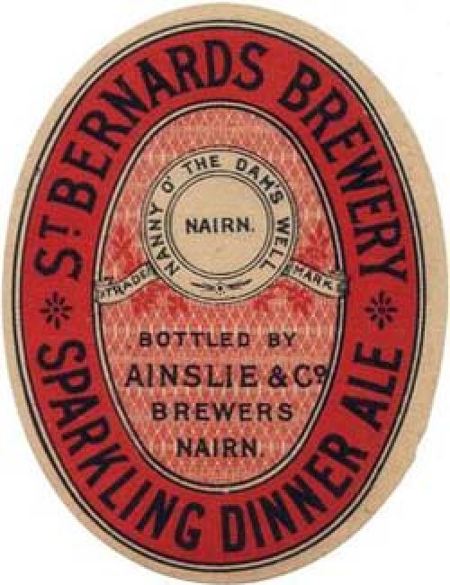 Label for Ainslie & Co's Sparkling Dinner Ale