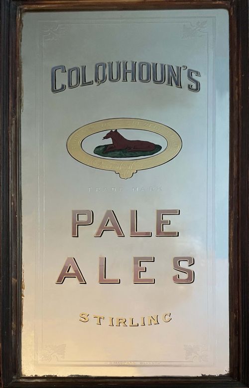 Mirror advertising Andrew Colquhoun and Co's pale ales