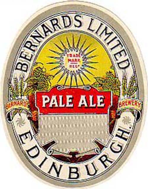 Label for Bernards Ltd's Pale Ale