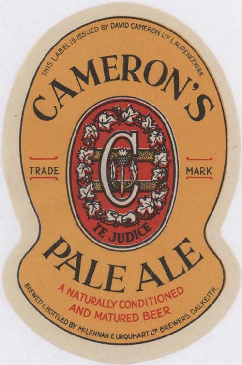 Label for David Cameron Ltd's Pale Ale