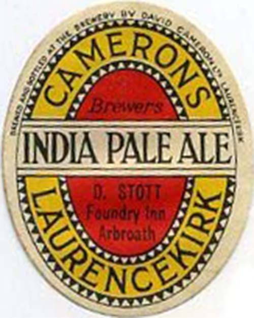 Label for David Cameron Ltd's India Pale Ale