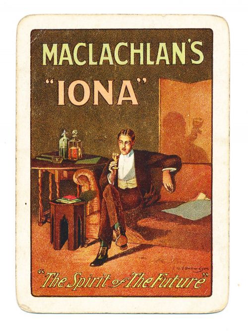 Playing card for G. & J. Maclachlan