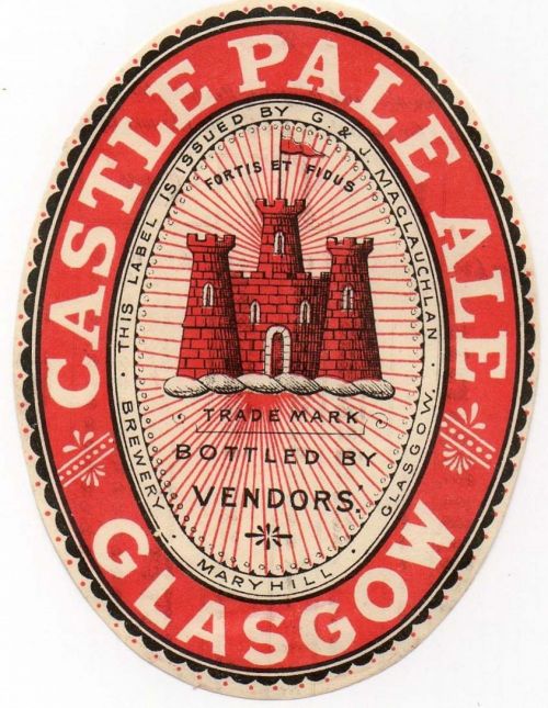Label for G. & J. Maclachlan's Castle Pale Ale