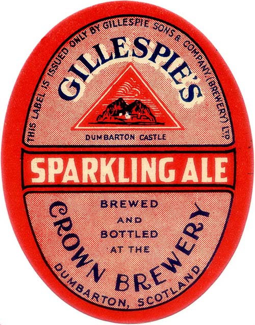 Label for Gillespie, Sons & Co (Brewers) Ltd's Sparkling Ale