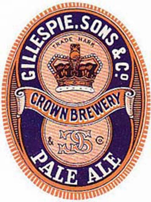 Label for Gillespie, Sons & Co's Pale Ale