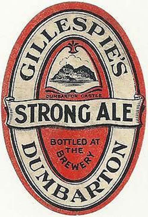 Label for Gillespie, Sons & Co's Strong Ale