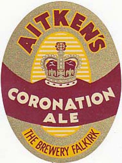 Label for James Aitken & Co (Falkirk) Ltd's Coronation Ale