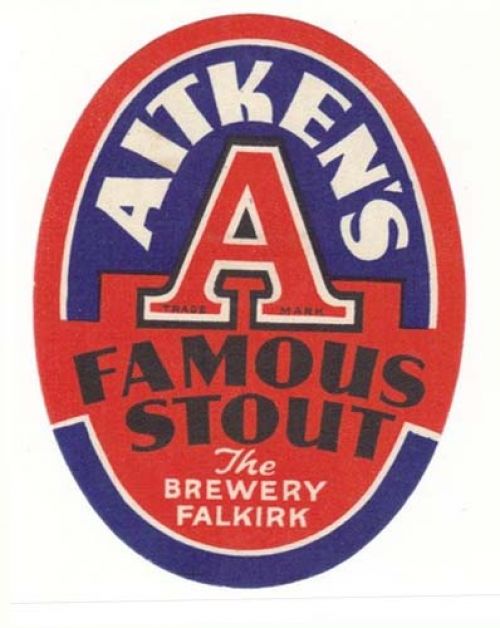 Label for James Aitken & Co (Falkirk) Ltd's Famous Stout