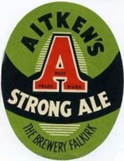 Label for James Aitken & Co (Falkirk) Ltd's Strong Ale