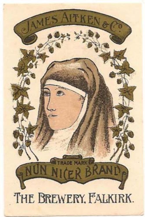 Label for James Aitken & Co's Nun Nicer brand