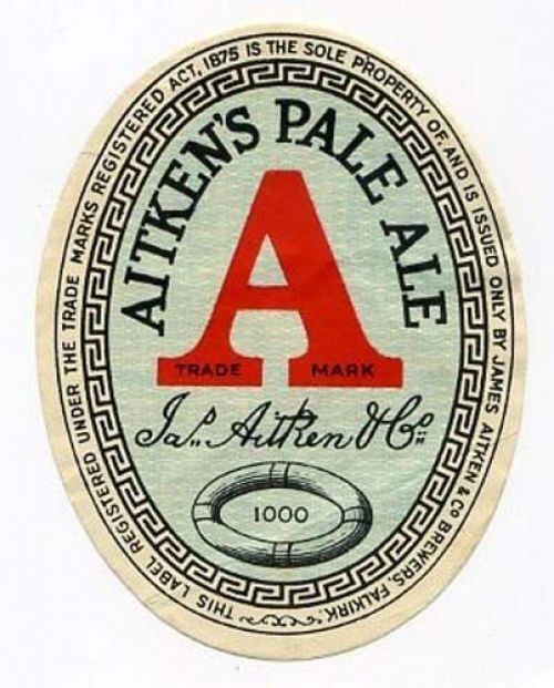 Label for James Aitken & Co's Pale Ale