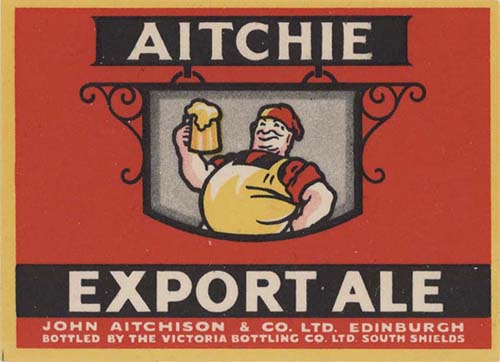 Label for John Aitchison & Co Ltd's Export Ale