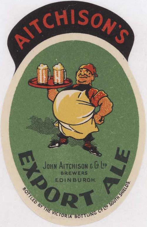 Label for John Aitchison & Co Ltd's Export Ale