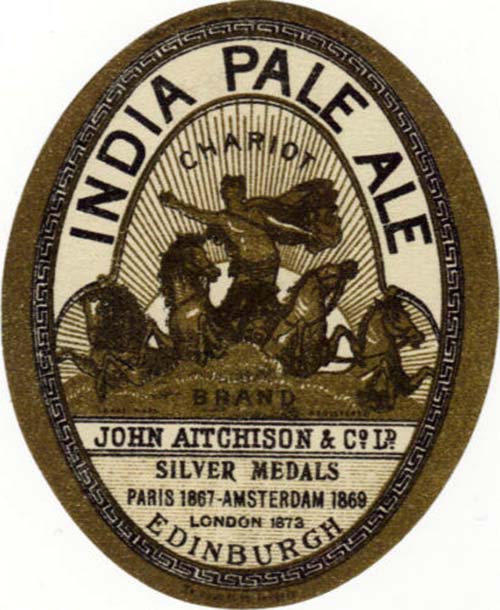 Label for John Aitchison & Co Ltd's India Pale Ale