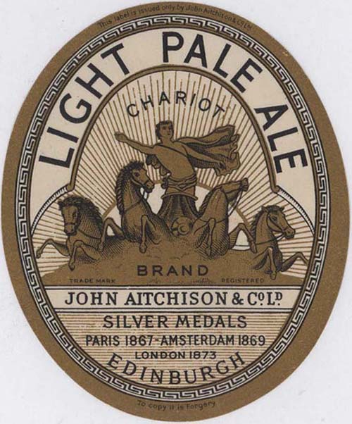 Label for John Aitchison & Co Ltd's Light Pale Ale