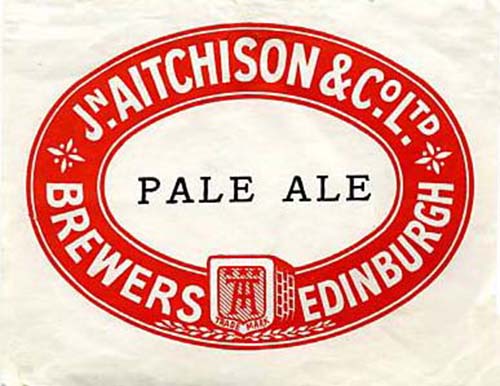 Label for John Aitchison & Co Ltd's Pale Ale