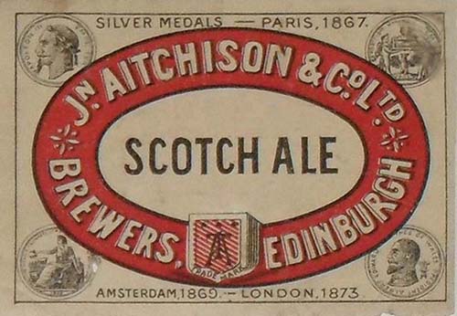 Label for John Aitchison & Co Ltd's Scotch Ale