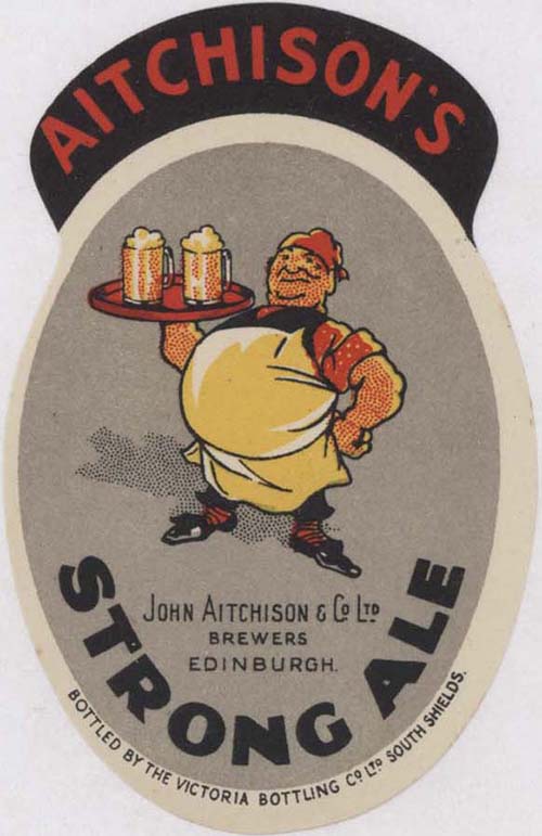 Label for John Aitchison & Co Ltd's Strong Ale