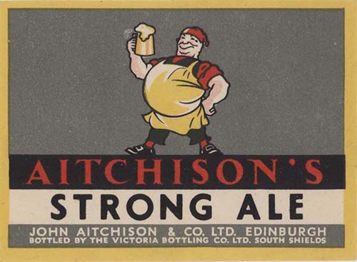 Label for John Aitchison & Co Ltd's Strong Ale