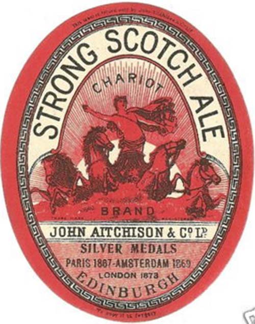 Label for John Aitchison & Co Ltd's Strong Scotch Ale