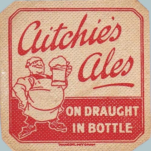 Beermat for John Aitchison & Co Ltd's Aitchie's Ales