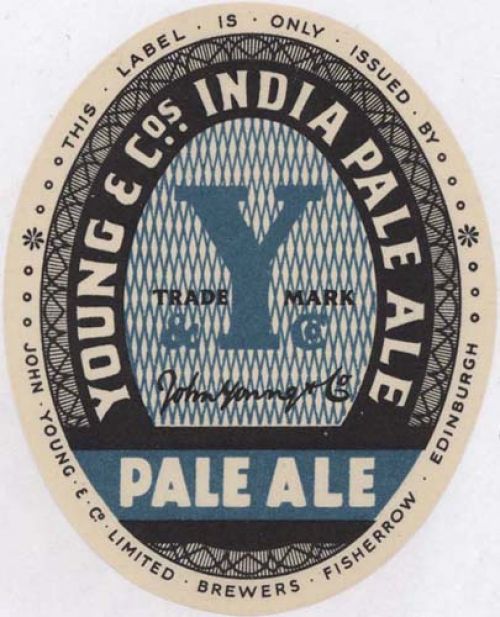 Label for John Young & Co Ltd's India Pale Ale