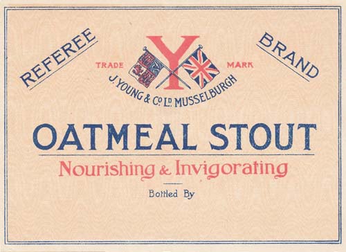 Label for John Young & Co Ltd's Oatmeal Stout