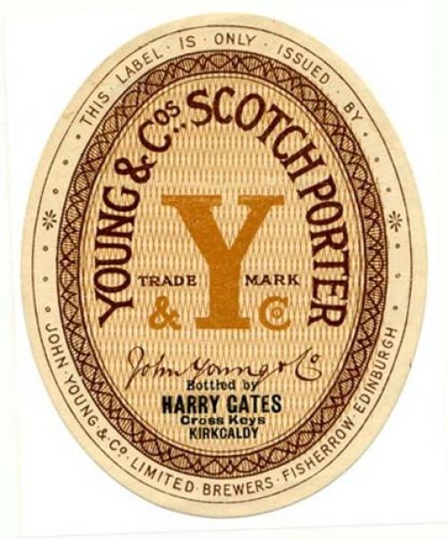 Label for John Young & Co Ltd's Scotch Porter