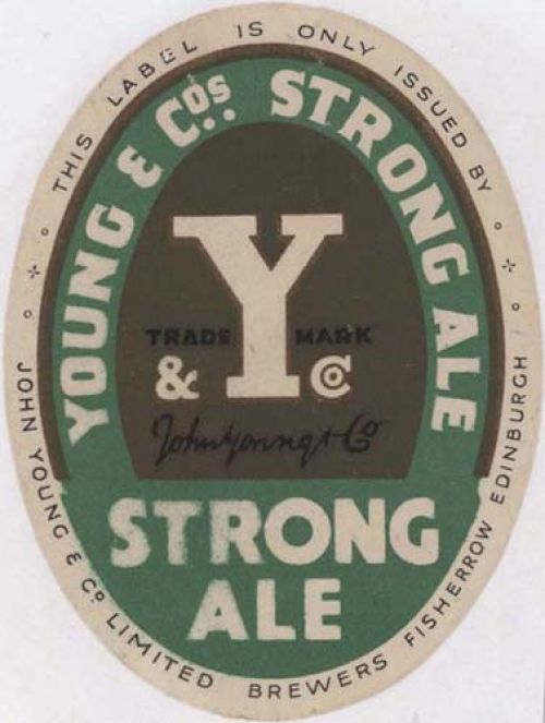 Label for John Young & Co Ltd's Strong Ale