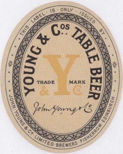 Label for John Young & Co Ltd's Table Beer