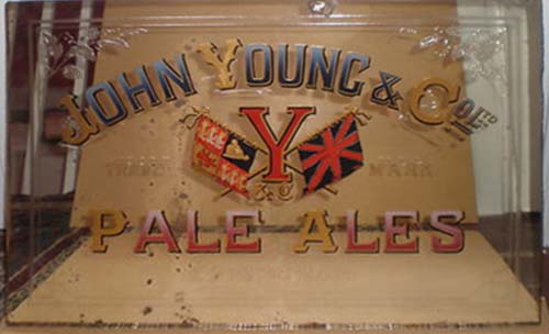 Mirror advertising John Young & Co Ltd's Pale Ales
