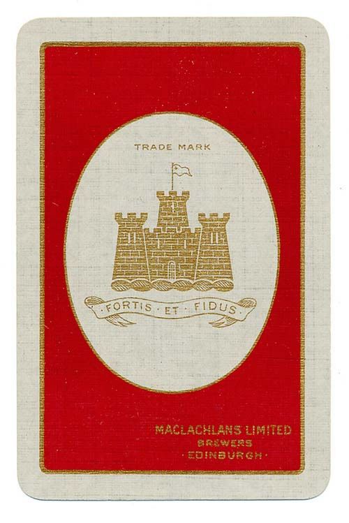 Playing card for Maclachlans Ltd