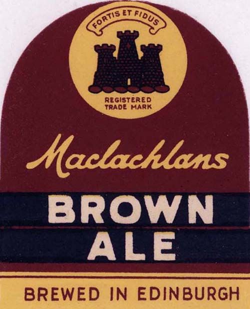 Label  for Maclachlans Ltd's Brown Ale