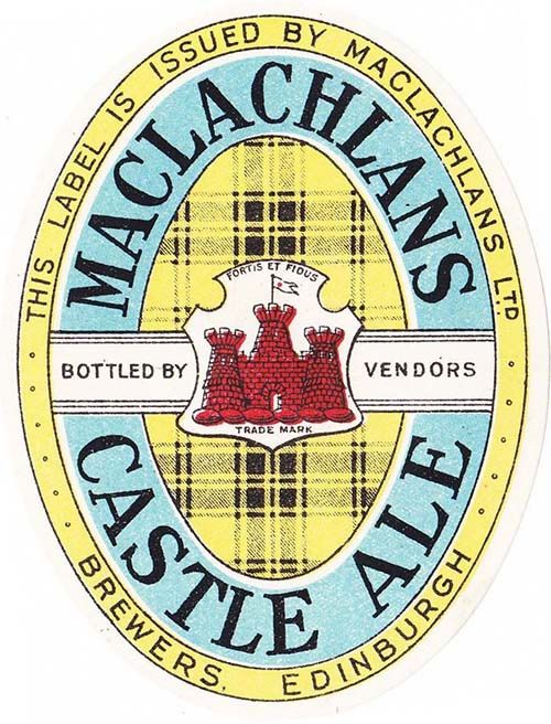 Label  for Maclachlans Ltd's Castle Ale