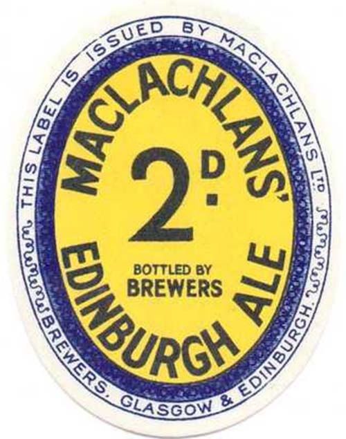 Label  for Maclachlans Ltd's Edinburgh Ale
