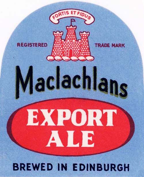 Label for Maclachlans Ltd's Export Ale