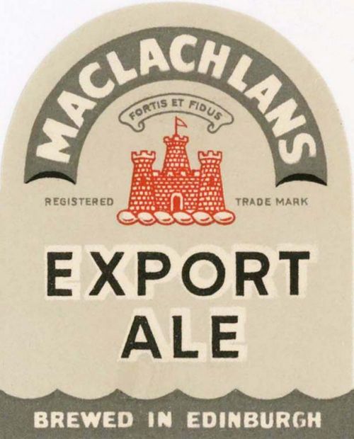 Label for Maclachlans Ltd's Export Ale