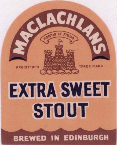 Label  for Maclachlans Ltd's Extra Sweet Stout