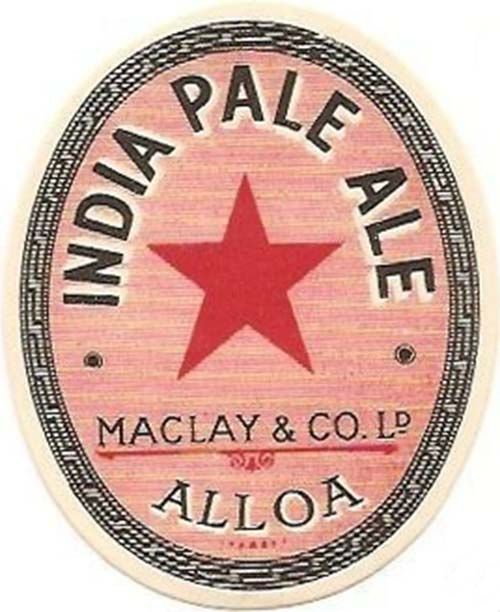 Label for Maclay & Co Ltd's India Pale Ale