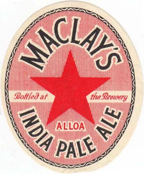 Label for Maclay & Co Ltd's India Pale Ale