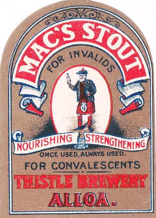 Label for Maclay & Co Ltd's Mac's Stout