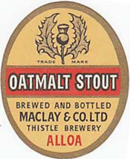 Label for Maclay & Co Ltd's Oatmalt Stout