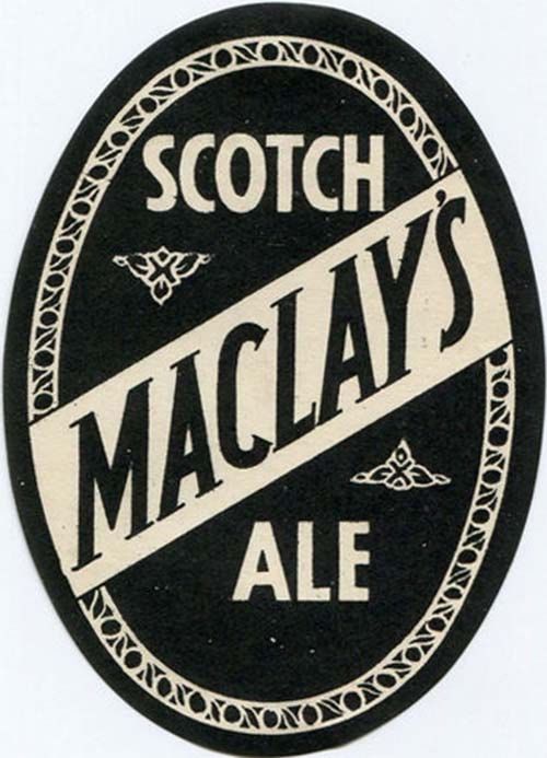 Label for Maclay & Co Ltd's Scotch Ale