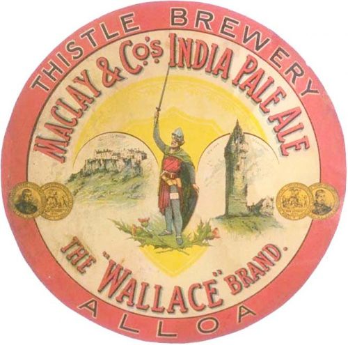 Label for Maclay & Co Ltd's Wallace Brand Pale Ale