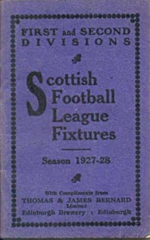 Football yearbook from Thomas and James Bernard Ltd
