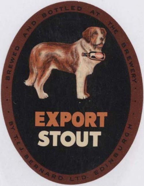 Label for Thomas and James Bernard Ltd's Export Stout