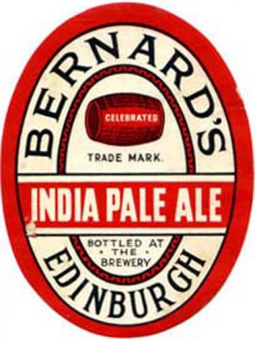 Label for Thomas and James Bernard Ltd's India Pale Ale