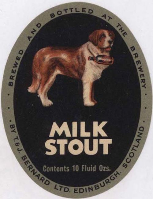 Label for Thomas and James Bernard Ltd's Milk Stout