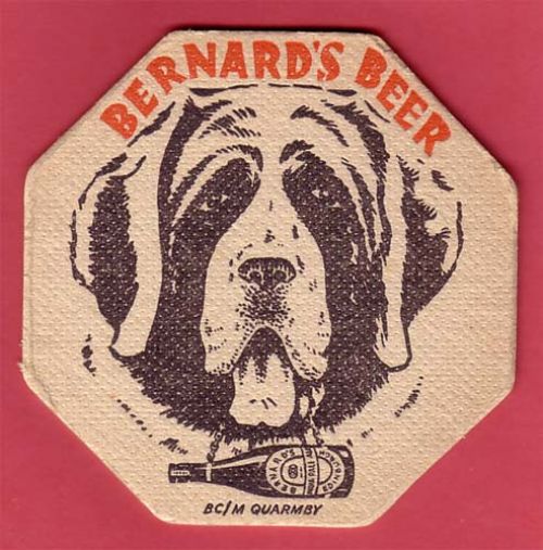 Beermat for Thomas and James Bernard Ltd