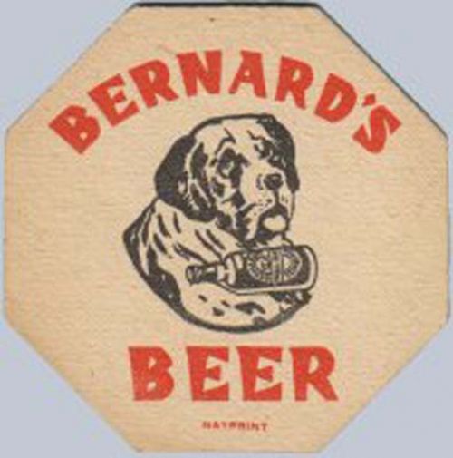 Beermat for Thomas and James Bernard Ltd